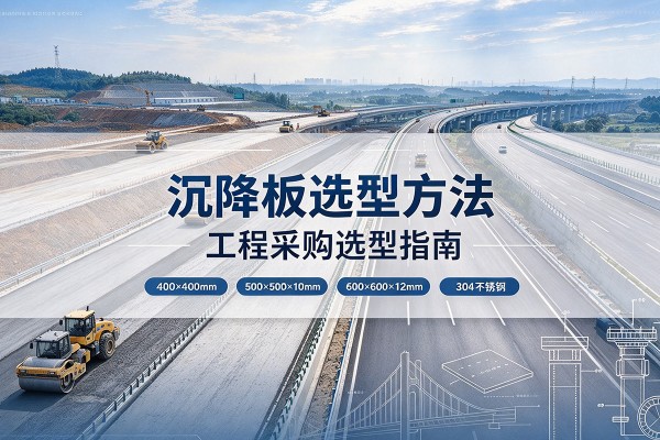 玉龙沉降板选择方法