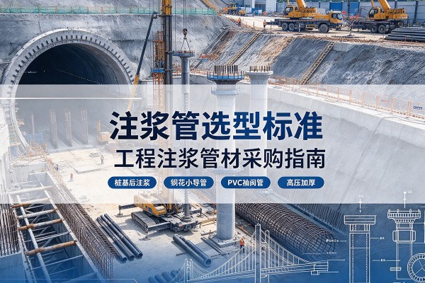 玉龙注浆管选型标准